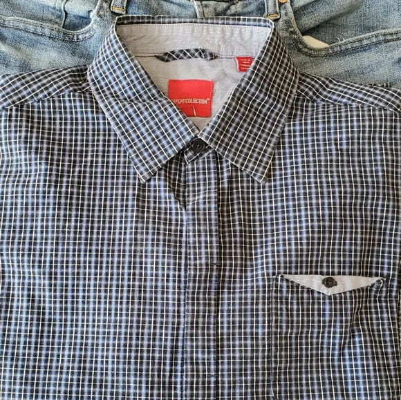 Report Collection Mens Button Down - Picture 1 of 9